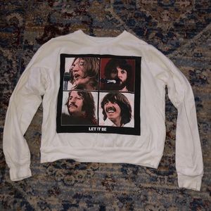 beatles long sleeve pullover